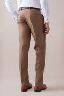 Brown Refined Dress Pant