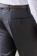 Charcoal Grey Refined Dress Pant