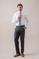 Charcoal Grey Refined Dress Pant