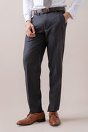 Charcoal Grey Refined Dress Pant