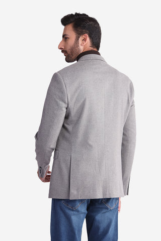 Grey Plain Coat