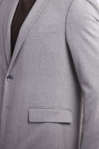 Grey Plain Coat