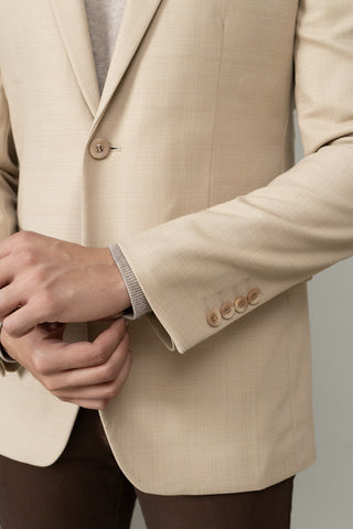 Beige Texture Coat