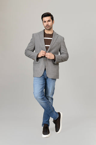 Light Grey Casual Coat