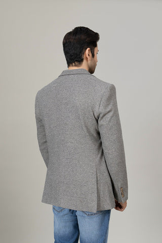 Light Grey Casual Coat
