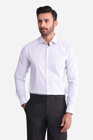 Check Dress Shirt SFC238102-1