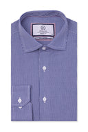 Blue Checked Dress Shirt