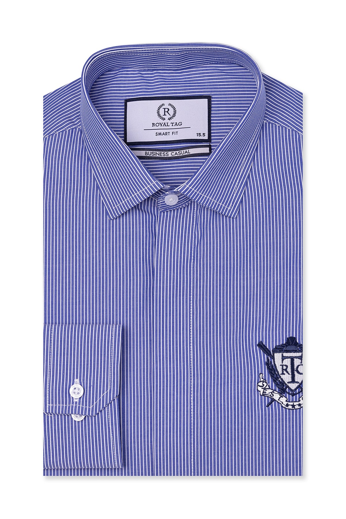 Blue Lining Dress Shirt- SFL241037-BL