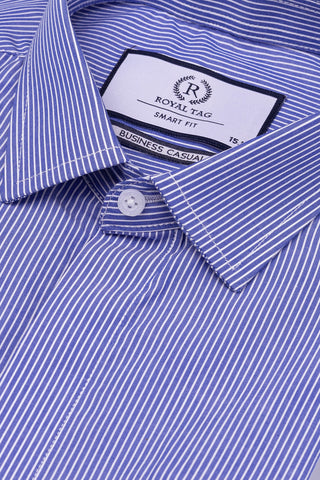 Blue Lining Dress Shirt- SFL241037-BL