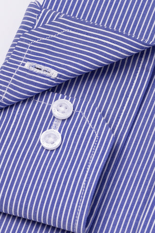 Blue Lining Dress Shirt- SFL241037-BL