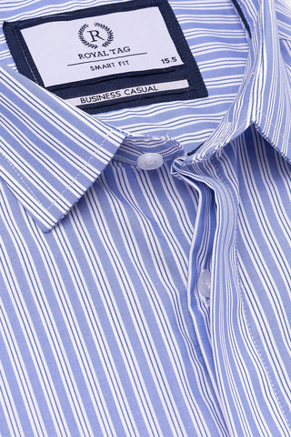 Sky Lining Dress Shirt- SFL241038-SKY