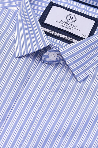 Sky Lining Dress Shirt- SFL241038-SKY