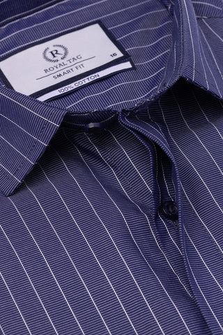 Blue Lining Dress Shirt- SFL241125-BL