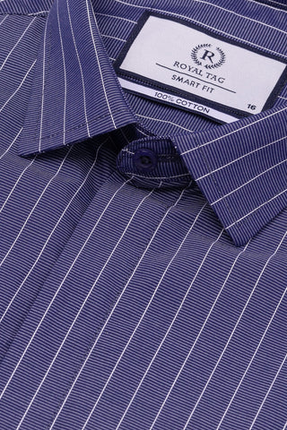 Blue Lining Dress Shirt- SFL241125-BL