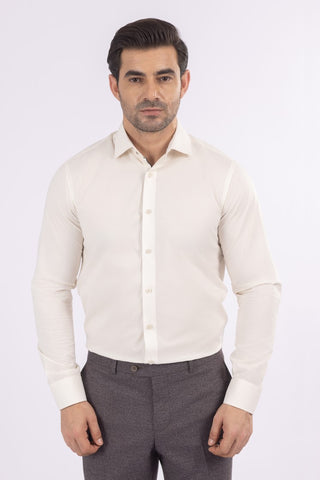 White Plain Dress Shirt