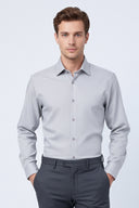 Light Grey Refined Dress Shirt