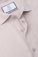 Beige Refined Dress Shirt