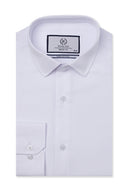 White Refined Textured Shirt