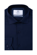 Navy Refined Dress Shirt