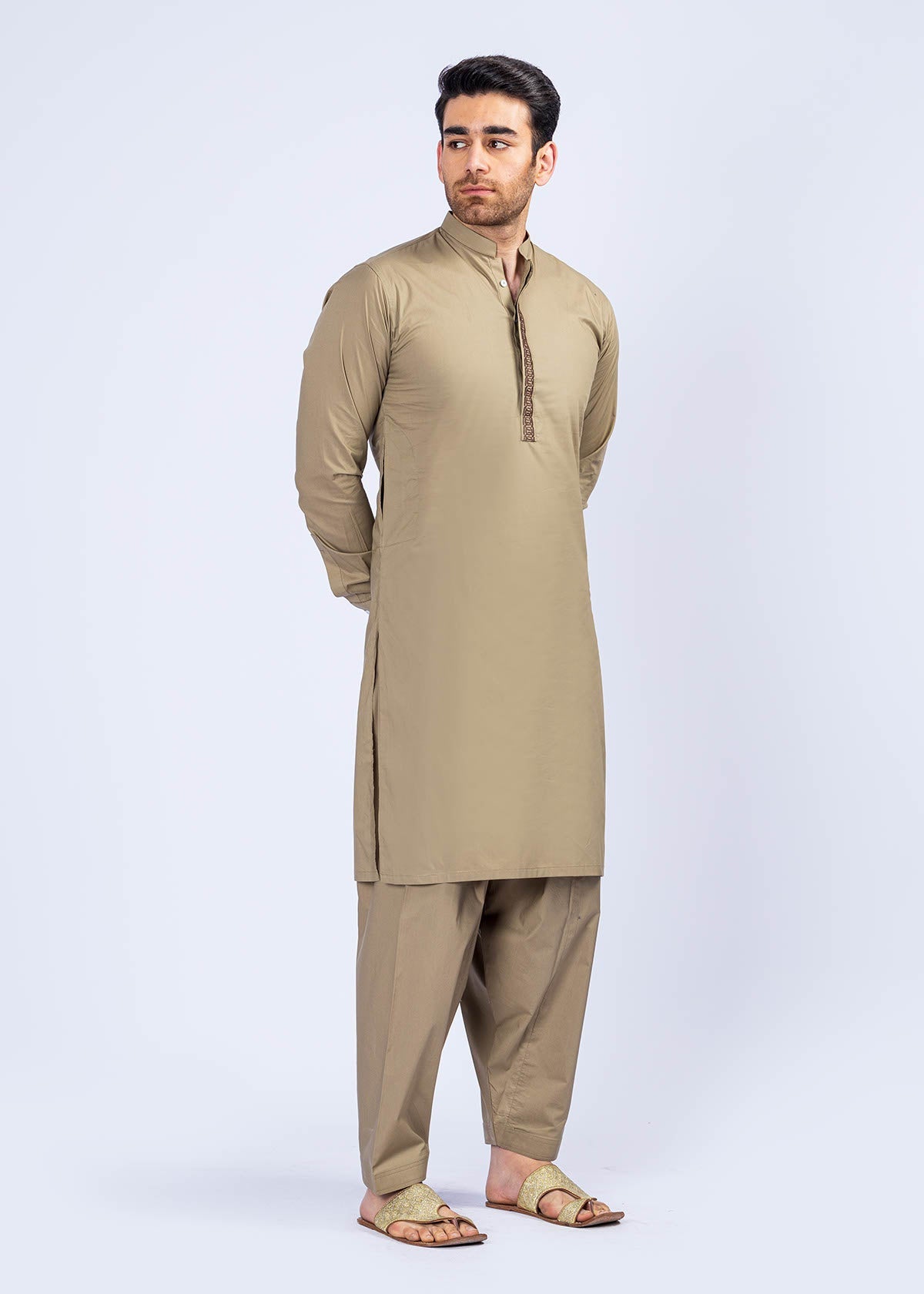 BEIGE SHALWAR KAMEEZ