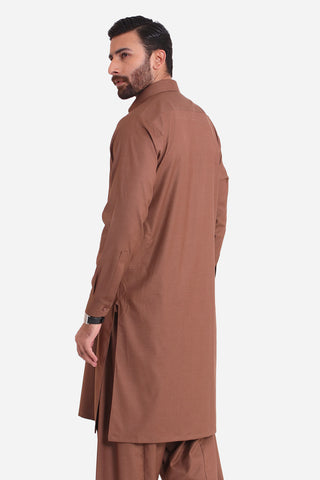 Brown Shalwar Kameez