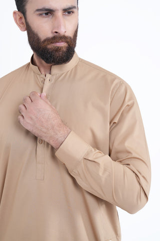 Khaki Shalwar Kameez SK240177-KHI