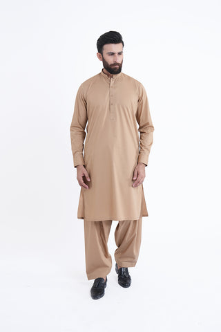 Khaki Shalwar Kameez SK240177-KHI