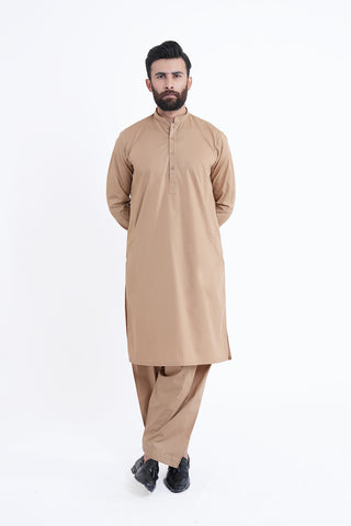 Khaki Shalwar Kameez SK240177-KHI