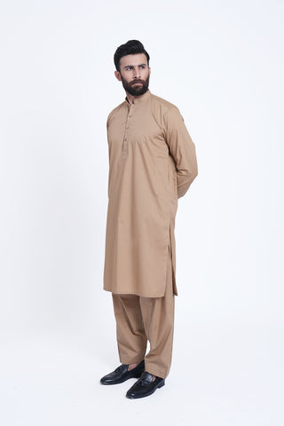 Khaki Shalwar Kameez SK240177-KHI