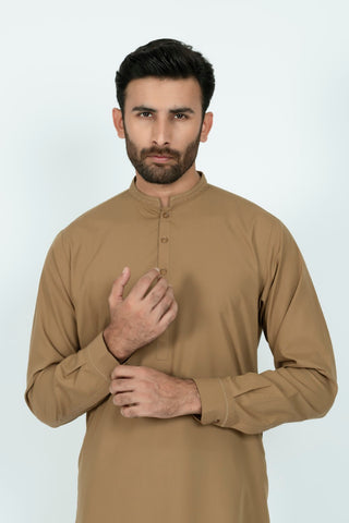 Khaki Shalwar Kameez SK240570-KHI