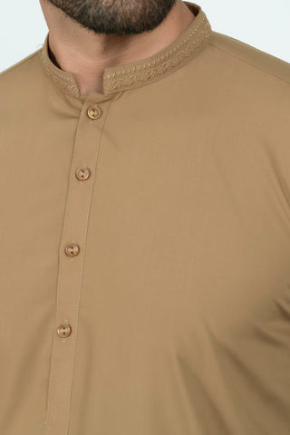 Khaki Shalwar Kameez SK240570-KHI