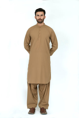 Khaki Shalwar Kameez SK240570-KHI