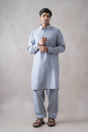 Grey Shalwar Kameez