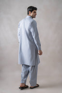 Grey Shalwar Kameez