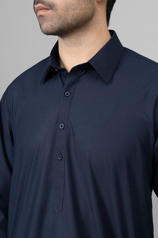 Navy Shalwar Kameez