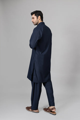 Navy Shalwar Kameez