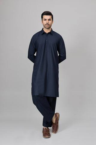 Navy Shalwar Kameez
