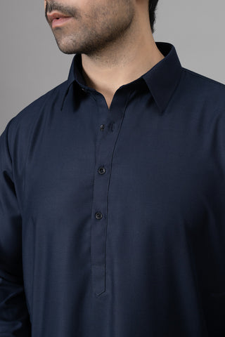 Navy Shalwar Kameez
