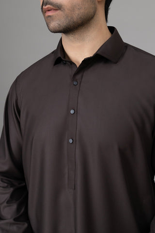 Brown Shalwar Kameez