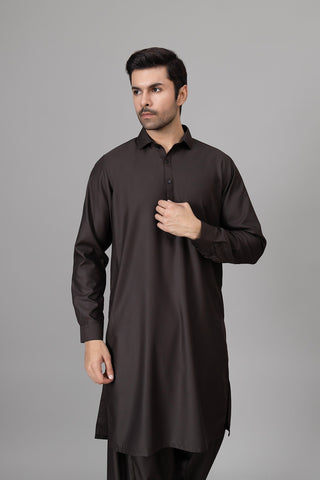 Brown Shalwar Kameez