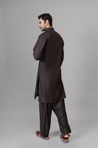 Brown Shalwar Kameez