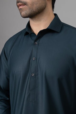 Dark Green Shalwar Kameez