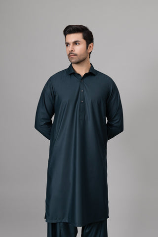 Dark Green Shalwar Kameez
