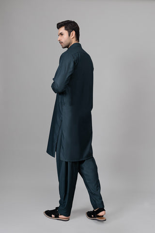Dark Green Shalwar Kameez