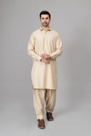Beige Shalwar Kameez