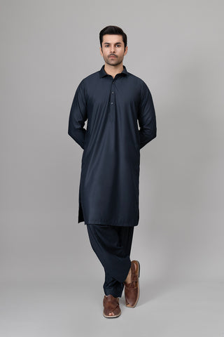 Charcoal Grey Shalwar Kameez
