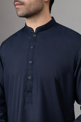 Navy Shalwar Kameez