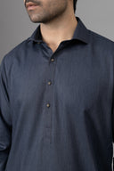 Charcoal Grey Shalwar Kameez