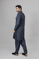 Charcoal Grey Shalwar Kameez