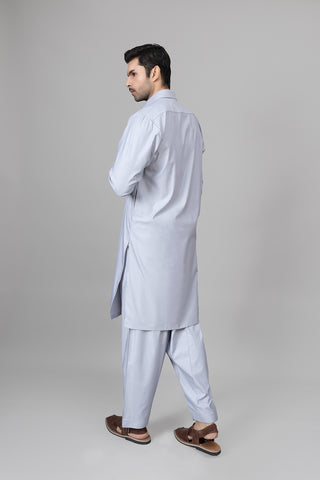 LT-GRAY SHALWAR KAMEEZ